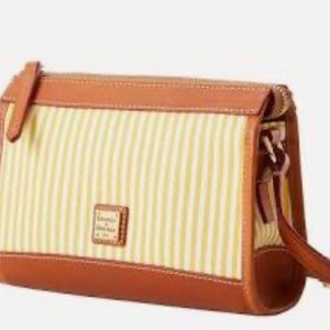 Dooney & Bourke yellow gingham Zip Crossbody